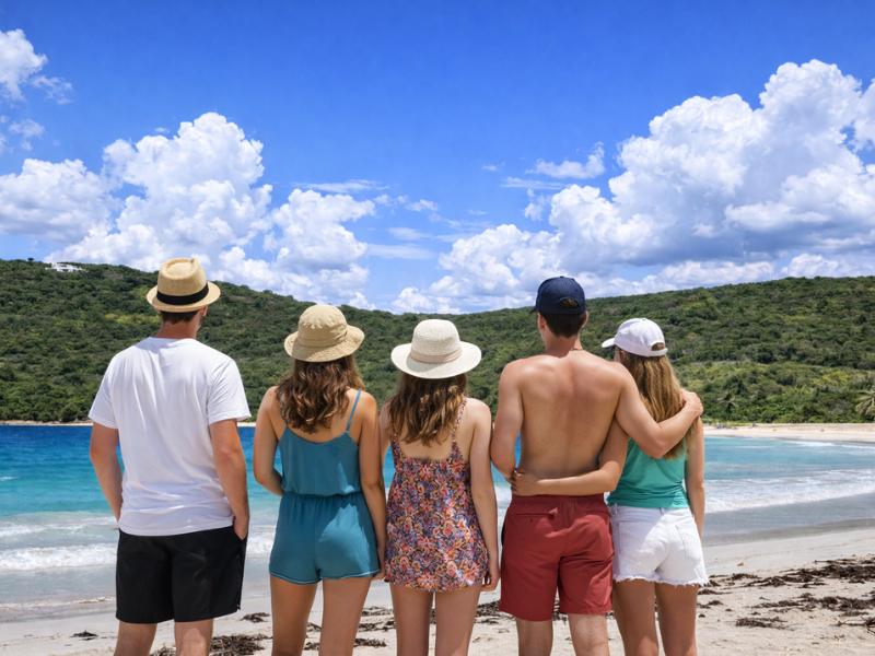 our team on Culebra